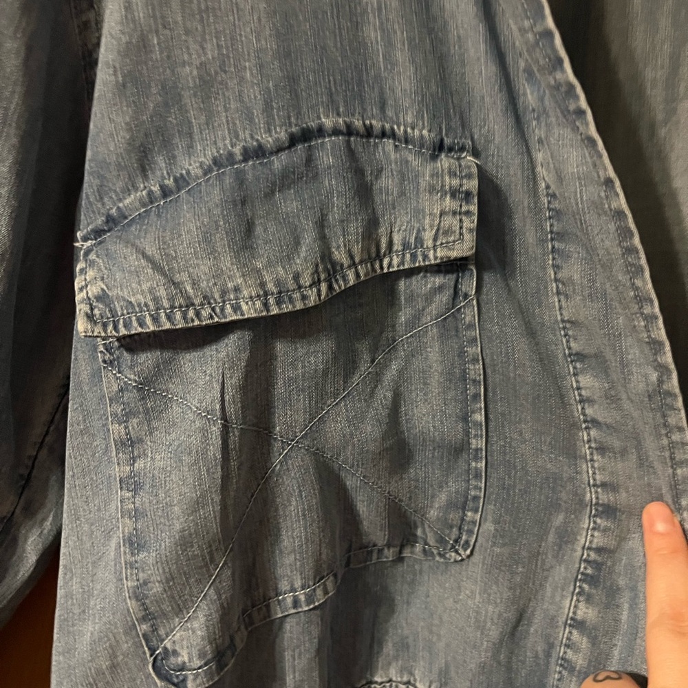 Time and Tru Light Blue women’s light jean jacket